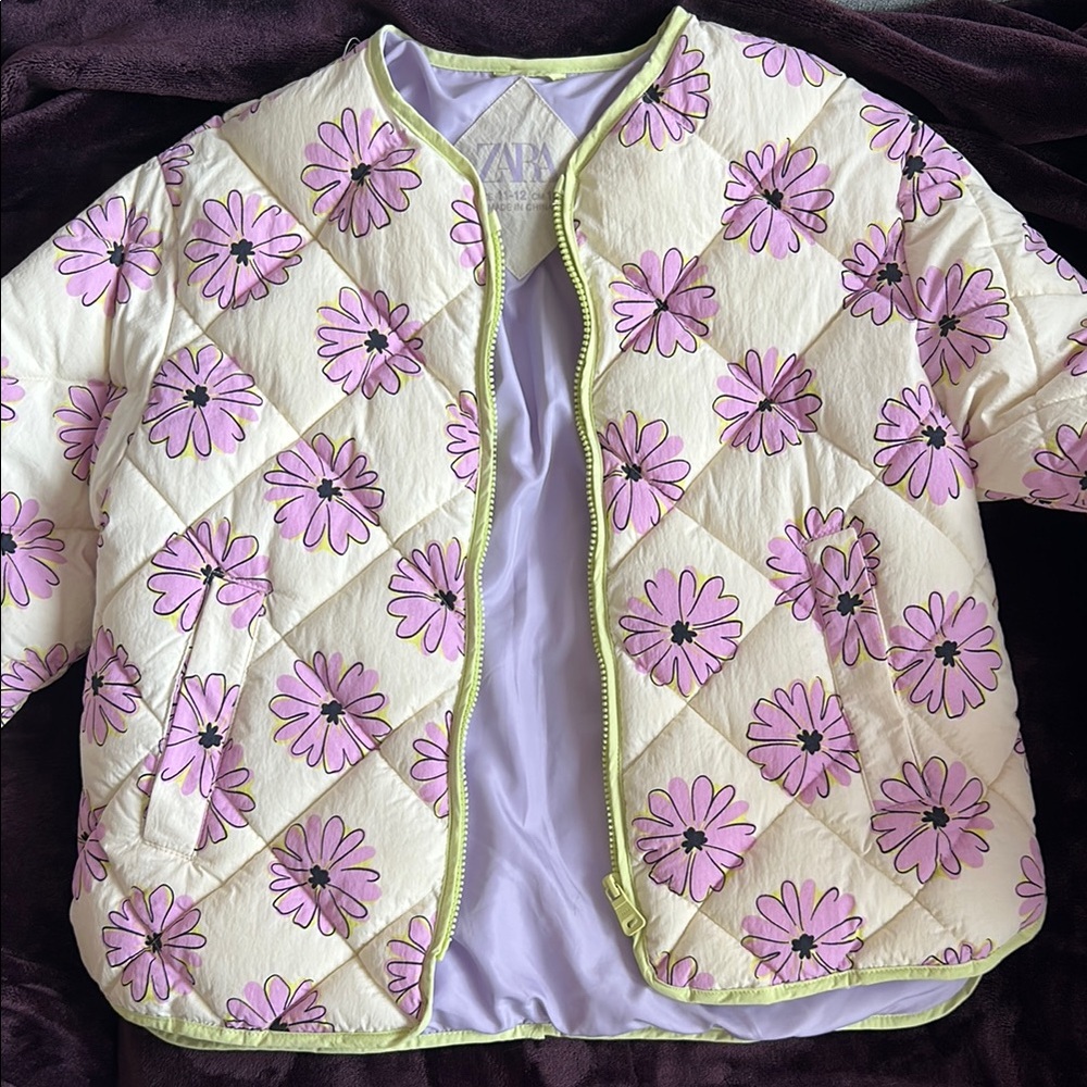 Zara Floral Kids Jacket